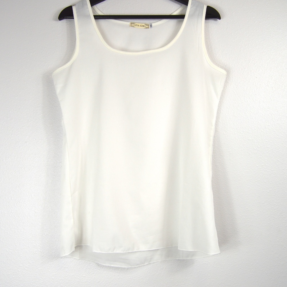 Women's White Tank Top